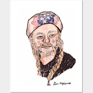 Willie Nelson Posters and Art